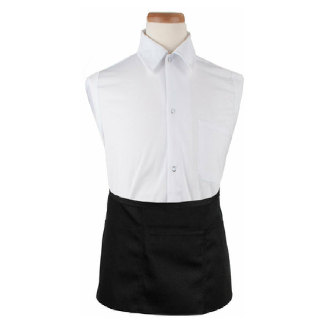 John Ritzenthaler Company 3PWACBK Chef Revival® Waist Apron 25" X 11" Long 3 Pocket And Pen Pocket