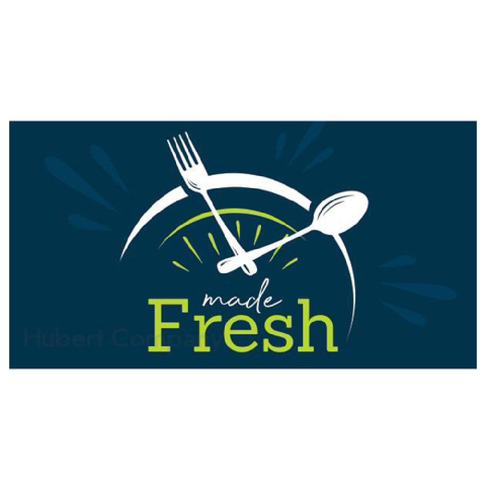 Hubert 67398 - Magnetic Sign, "made Fresh", 49"L X 26"H