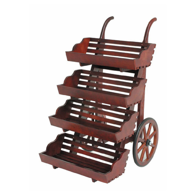 Hubert 80371 - Cortina Hand Cart, 4-bin, 30" X 40" X 57"H