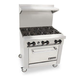Venancio R24CO-24B_NAT Restaurant Range Gas 24"W