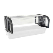 Cambro 5TTSG110 - Tabletop Sneeze Guard Assembly, 62-1/2"W X 39"D X 22-1/2"H, Flip-up Sneeze Guards With Protective End Panels