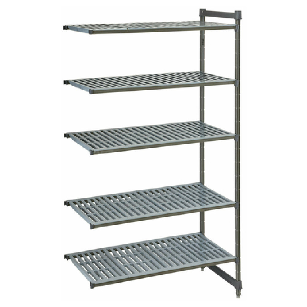 Cambro CBA243664V5580 Camshelving® Basics Plus Add-On Unit 24"W X 36"L X 64"H