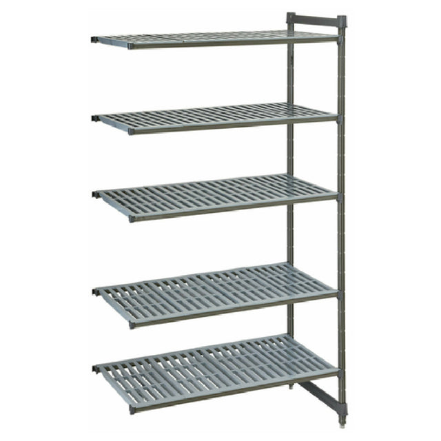 Cambro CBA183672V5580 Camshelving® Basics Plus Add-On Unit 18"W X 36"L X 72"H