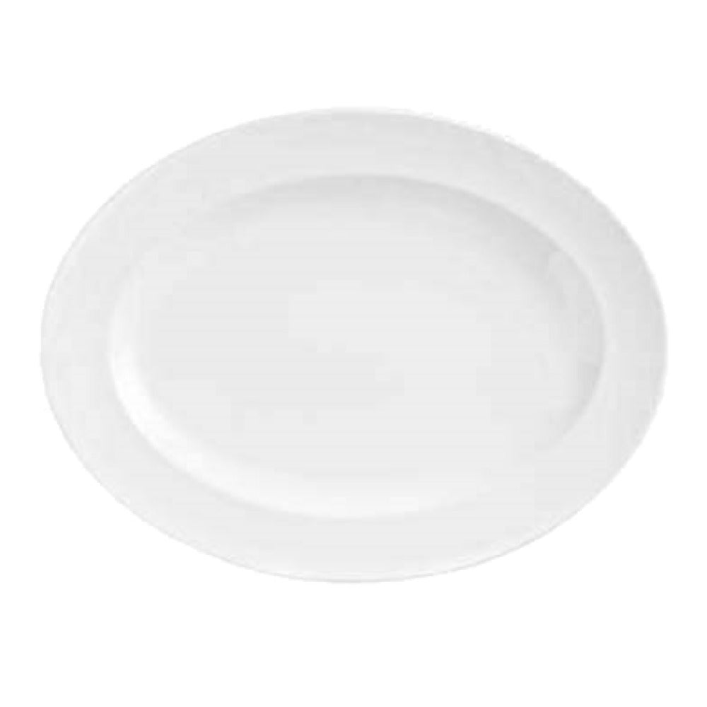 Libbey 905356831 (Formerly Syracuse China) Platter 13-1/2" X 10-3/8" X 1-1/4"H