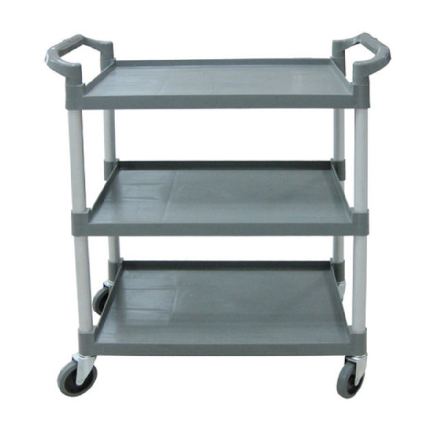 Omcan 47128 (47128) Bussing Cart 330.6lbs. Load Capacity (3) 31" X 20" Tray Shelves