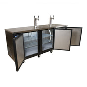 BK Resources DBC-23-90 Kegerator Beer Dispenser 90" (2) Double Head Tap