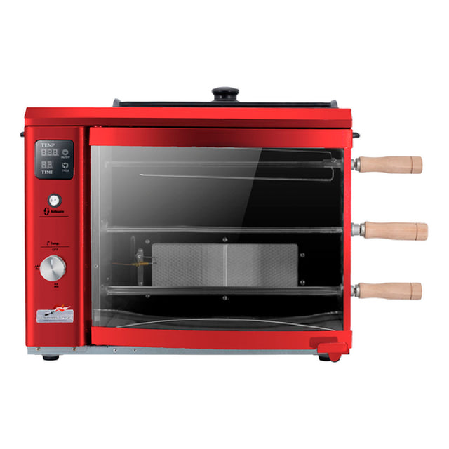 Skyfood Equipment BG-03LXK RED Brazilian Flame Outdoor Rotisserie Portable LP Gas