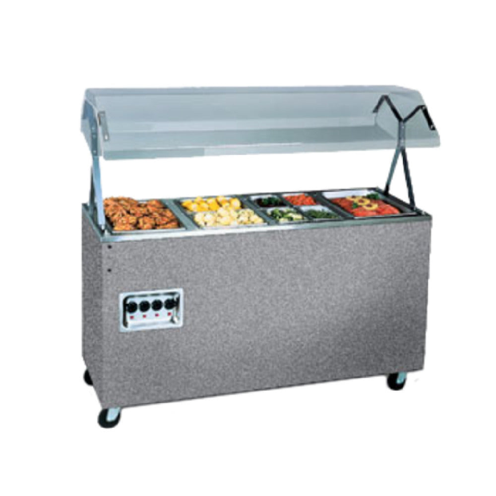 Vollrath 387322 2-Series Affordable Portable™ Hot Food Station (4) Well 60"W X 28-5/8"D X 57-5/16"H (overall)