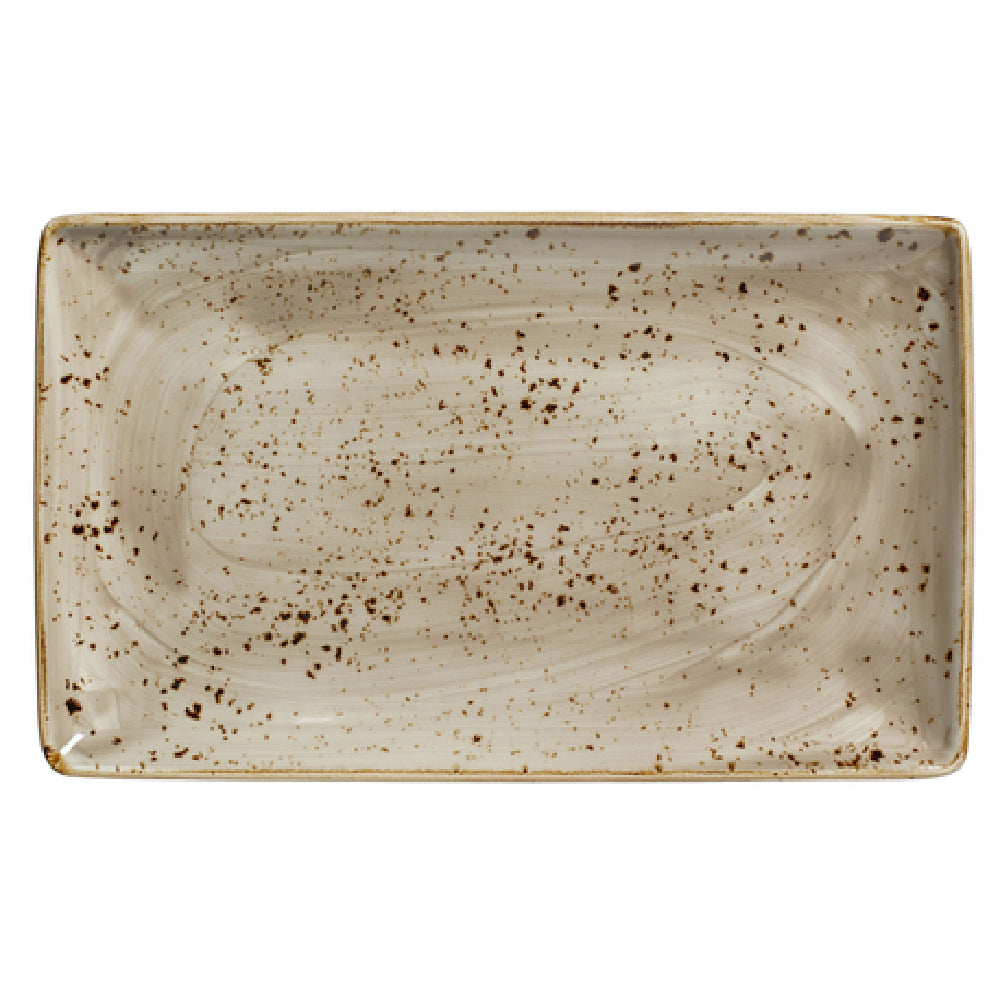 Steelite 11290550 Rectangle Tray 10.625" X 6.5" X 0.875" Craft