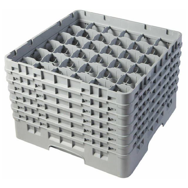 Cambro 36S1114151 Camrack® Glass Rack With (6) Soft Gray Extenders Full Size