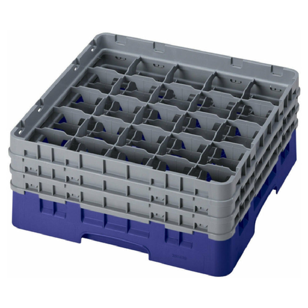 Cambro 25S638186 Camrack® Glass Rack With (3) Soft Gray Extenders Full Size