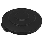 Carlisle 84101103 Carlisle Bronco™ Waste Bin Trash Container Lid Round 1-1/2"H X 16" Dia. (17" Overall Dia.) Heavy-duty