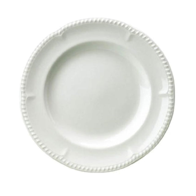 Churchill China W  BP111 Plate 11" Dia. Round Rope Embossed Gadroon Rolled Edge