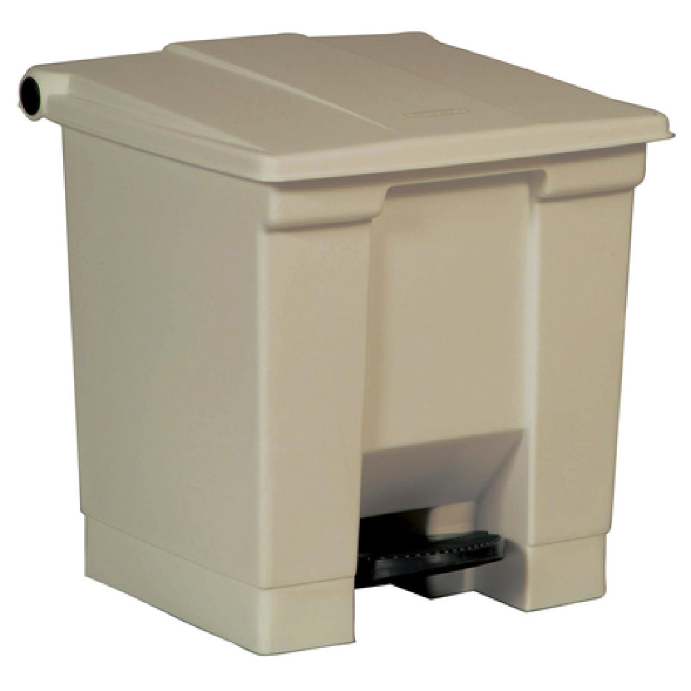 Rubbermaid FG614300BEIG Step-On Container 8 Gallon 16-1/4" X 15-3/4"W X 17-1/8"H