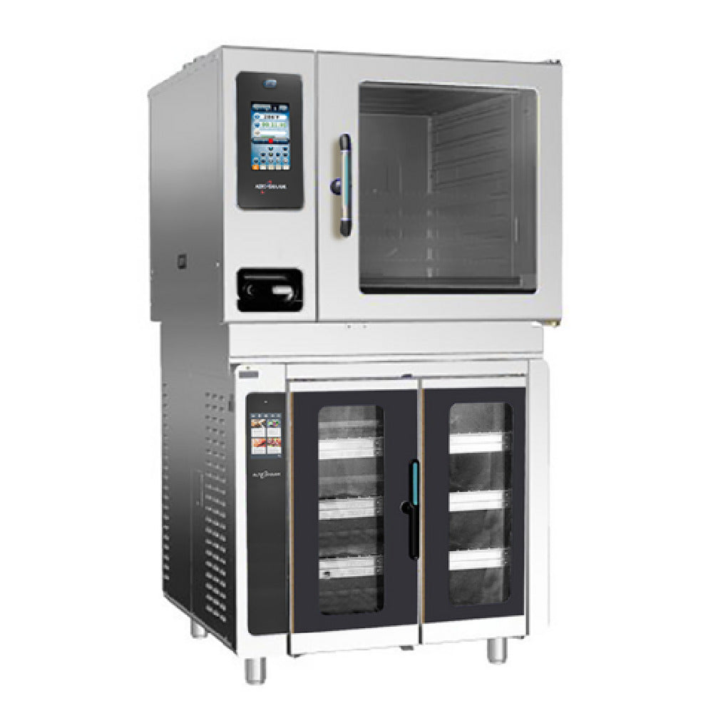 Alto Shaam CV4 Combi-Vector Pre-Stacked Configuration (6-10 Or 7-20) Combi Oven Stacked On VMC-F4E Or VMC-F4G) Multi-Cook Oven