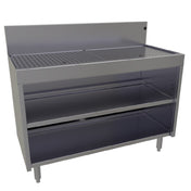 Glastender DBCA-42-LD Underbar Drainboard Open Front Cabinet Base 42"W X 19"D