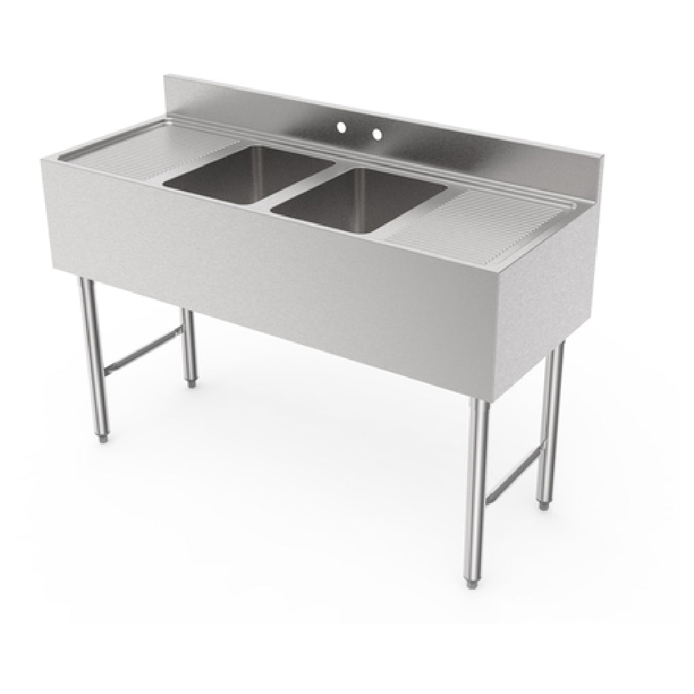 GSW USA SE10142D48B Sink Two Compartment 48"W Overall