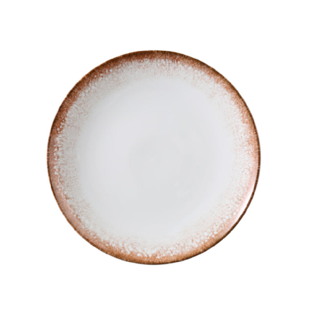 Yanco PR-710 Porto Coupe Round Plate 10 1/4"dia X 1"H Dishwasher Safe