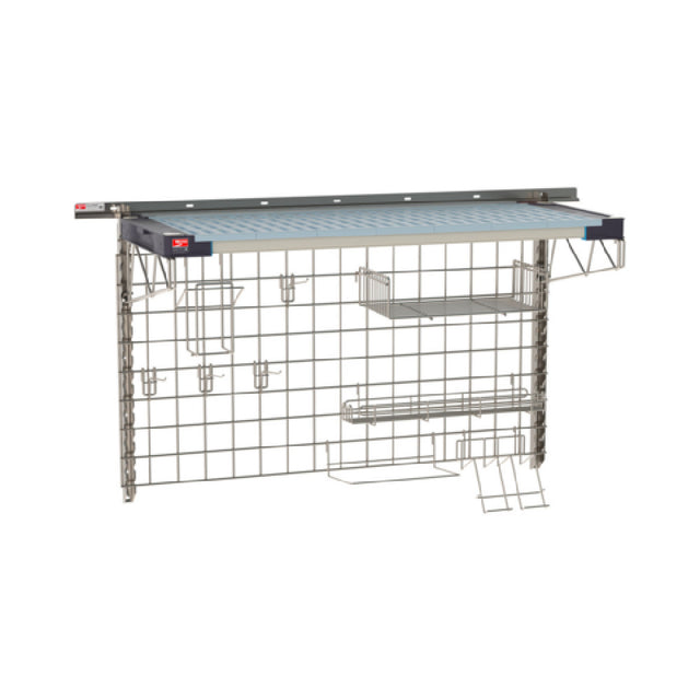Metro SW-1848S4-30-PIZZA - SmartWall Life Complete Kit For Pizza Prep, Type 304 Stainless Steel Components: Wall Track