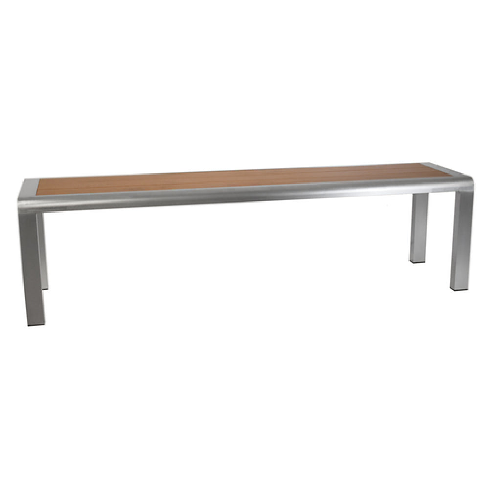 Emuamericas, Llc A1022-24-400 - Sid Bench, 18"H X 66"W X 17"D, Outdoor/indoor