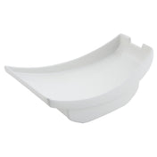 Bon Chef 70064SLATE Futura2 Gondola Platter 12" L X 8" W X 4-1/2" H Aluminum With Ceramic-look Coating
