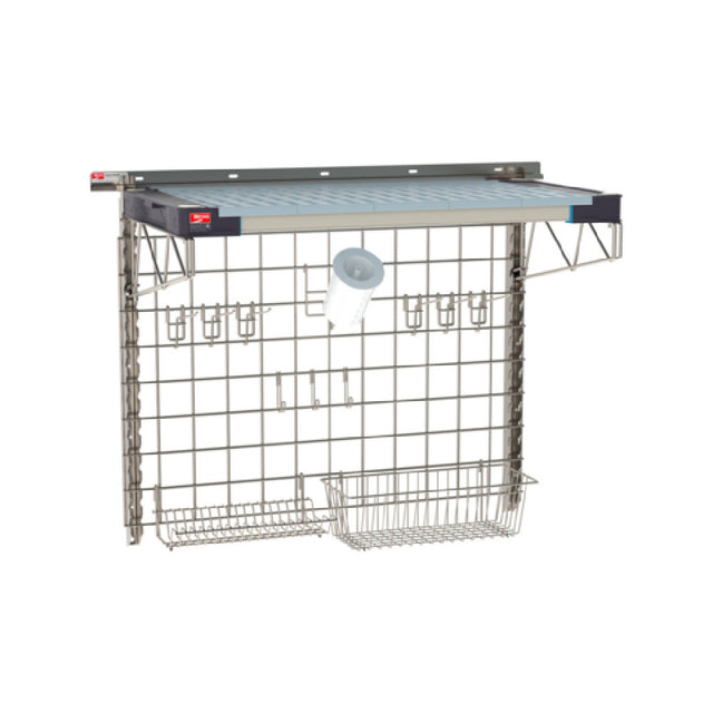 Metro SW-1836S4-30-SINK - SmartWall Life Complete Kit For Sinks, One-shelf, Type 304 Stainless Steel Components: Wall Track