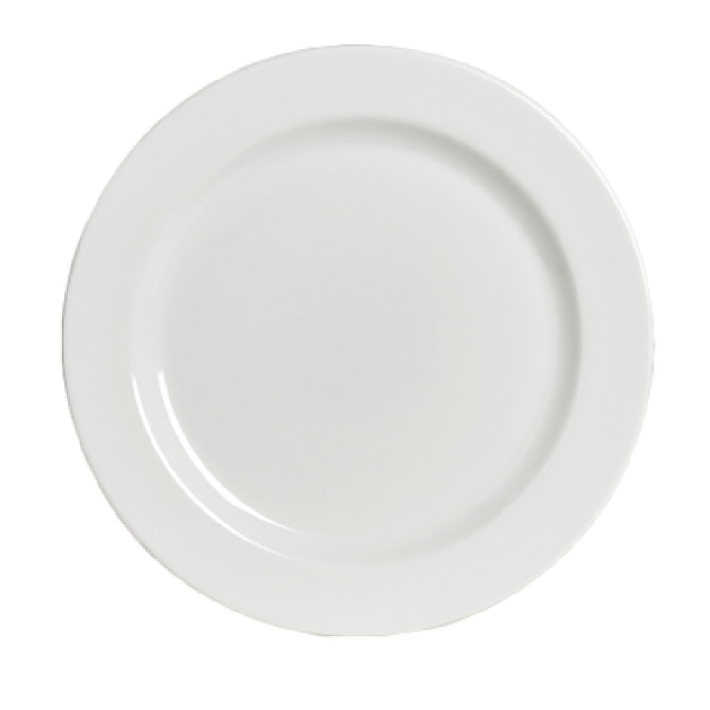 Steelite A100P103 Rimmed Rolled Edge Plate 10.25" American Basics