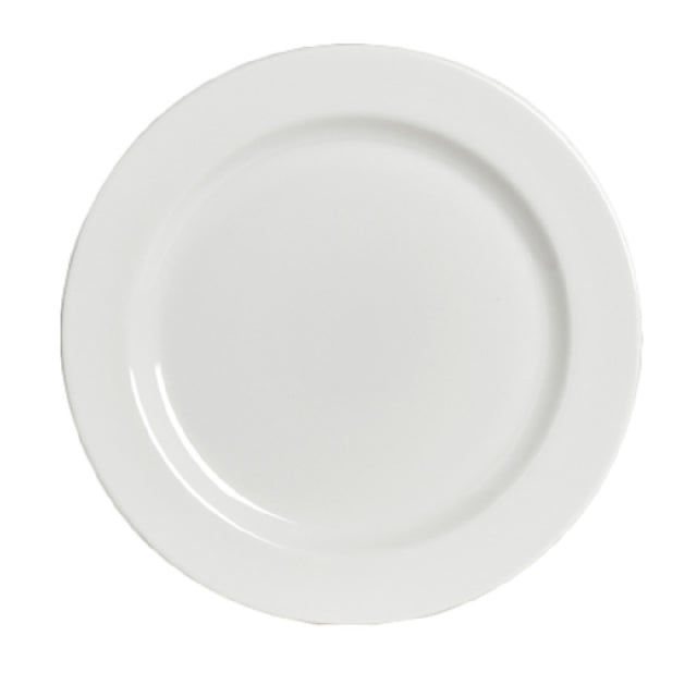 Steelite A100P103 Rimmed Rolled Edge Plate 10.25" American Basics