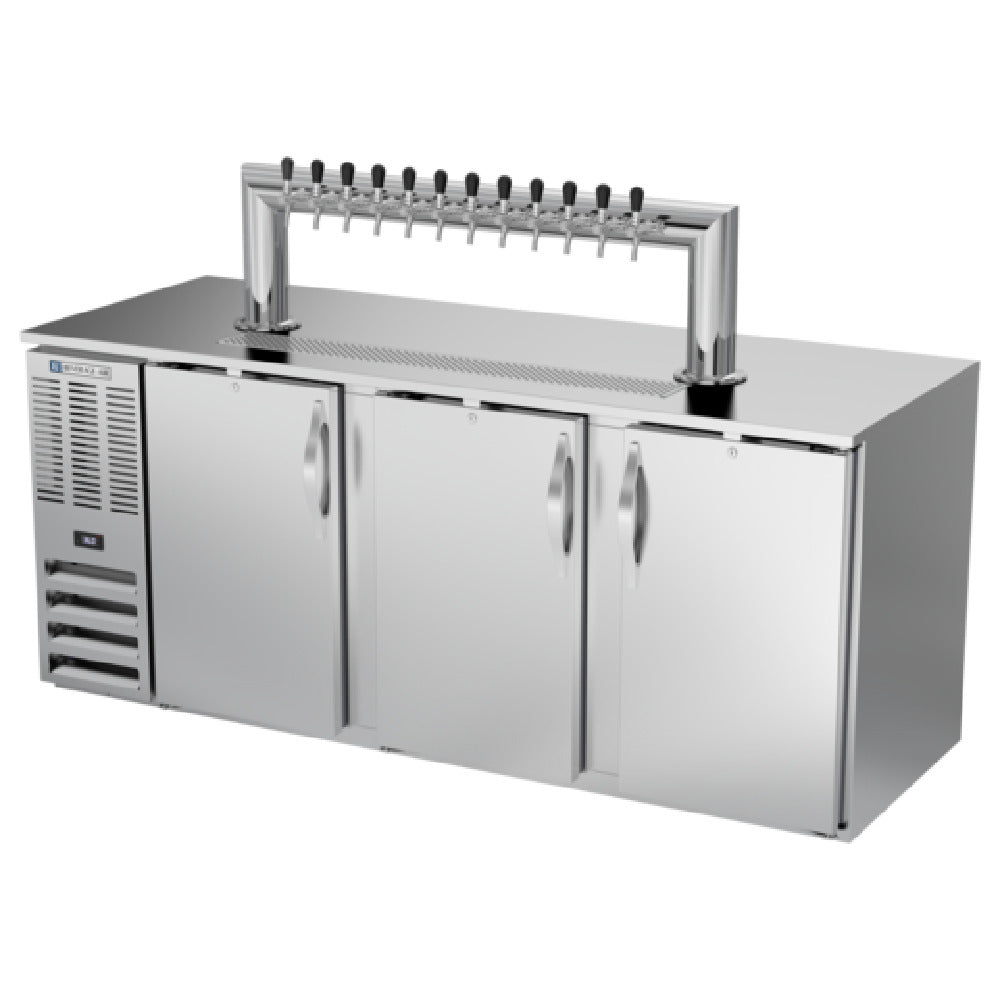 Beverage Air DD94HC-1-S-12T - Draft Beer Cooler, 95"W, 29"D