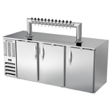 Beverage Air DD78HC-1-S-12T - Draft Beer Cooler, 79"W, 28-3/16"D