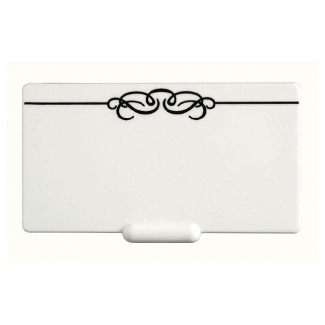 Hubert 45256 - Tag, 3-1/2" X 2"H, Rectangular