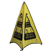 Hubert 26190 - Safety Cone, "Caution Wet Floor", 22" X 22" X 32"H
