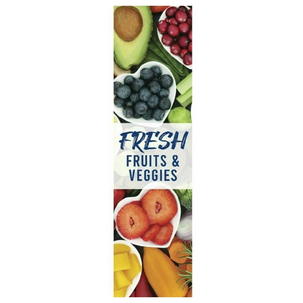 Hubert 38820 - Sign, "Fresh Fruit & Veggies", For #75848,59-1/2"L X 16"H