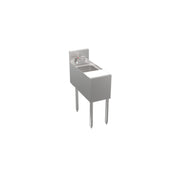 Krowne KRS-MC12 - Stadium Series Underbar Speed Station, 12"W X 24"D O.A., Dump Sink & Cutting Board