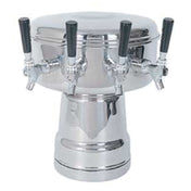 Micro Matic MTB-4PSSKR Mushroom Draft Beer Tower Countertop 12" Dia. X 15-5/16"H