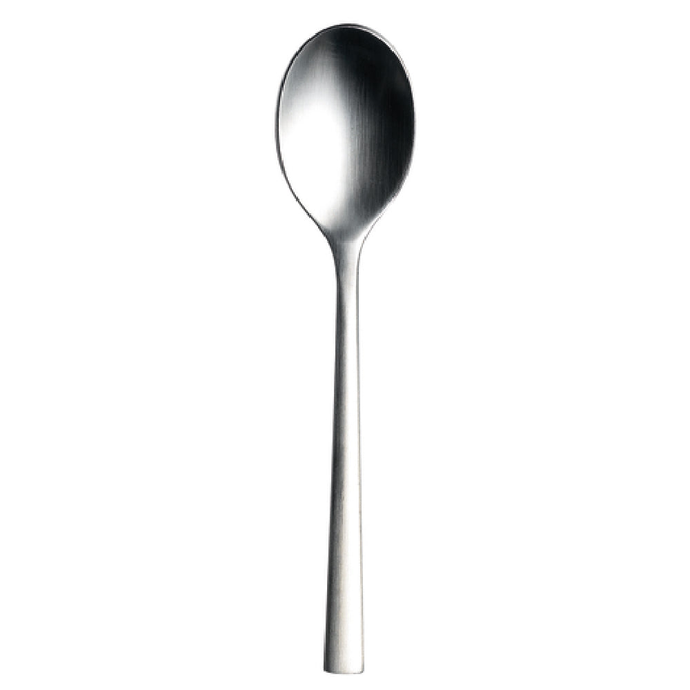Arc Cardinal MB329 Sola Living Satin Coffee Spoon (L:4.375'' X W:1.3'') 18/10 Stainless Steel
