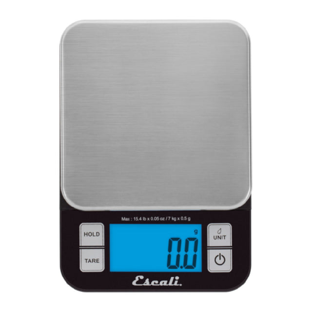 CFS Brands SCDGN15BK San Jamar Escali Nutro High Sensitivity Digital Scale 15 Lb. Capacity