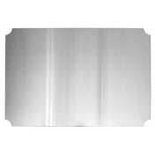 Hubert 95109 - Solid Top, 36" X 24", Notched Corners