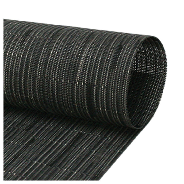 FOH XRU007BKV80 Metroweave® Runner 14" X 72" Stain/fade/bacteria/heat Resistant (up To 300°F)