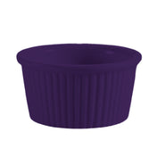 CAC China RKF-4-BLU RKF Ramekin 4 Oz. 3-1/8" Dia. X 1-1/2"H
