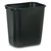 Rubbermaid FG295600BLA Waste Basket 28 Quart 14-3/8"W X 10-1/4"D X 15-1/8"H