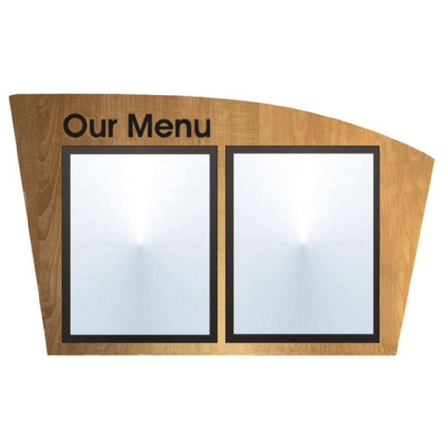 Hubert 99429 - Menu Board, 2-pocket, Wall-mount