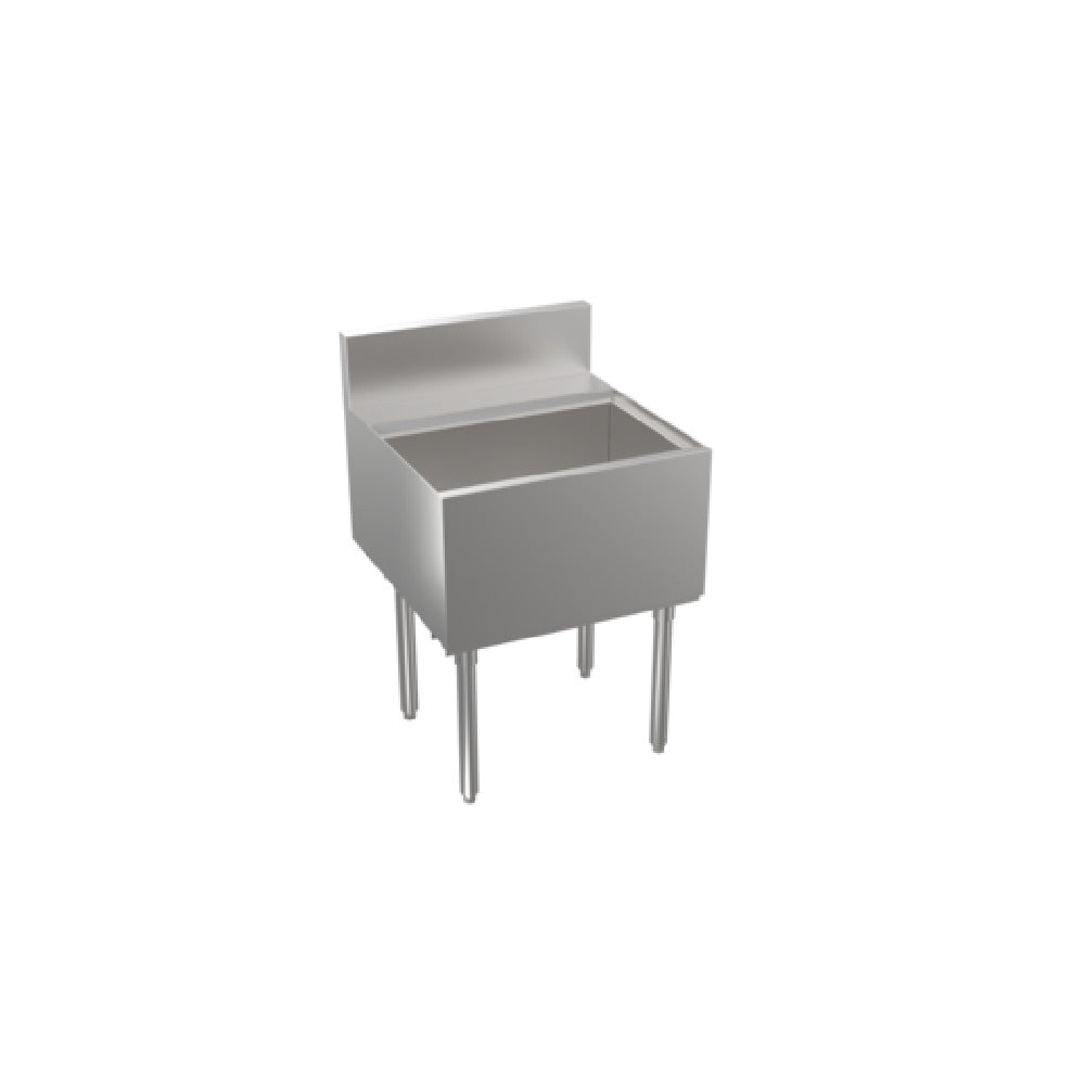 Krowne KRS-24 - Stadium Series Underbar Ice Bin/Cocktail Unit, 24"W X 19"D, 74-lbs Ice Capacity