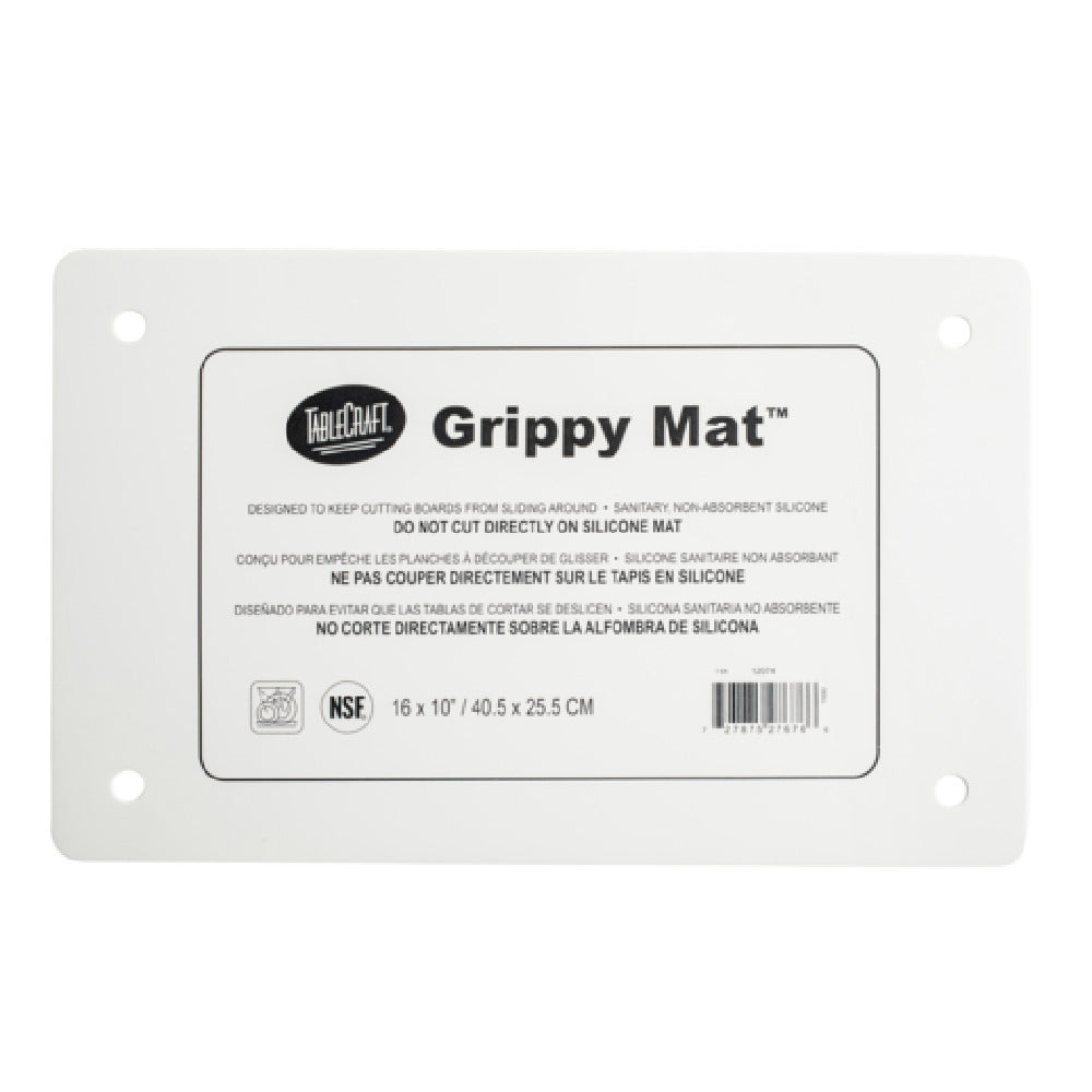 TableCraft Products 12074 - Grippy Mat™ Cutting Board Mat, 16"x10"x.075", 2mm Thick