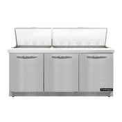Continental Refrigerator D72N30M-FB Designer Line Mighty Top Sandwich Unit Front Breather