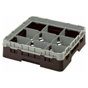 Cambro 9S318167 Camrack® Glass Rack With Soft Gray Extender Full Size