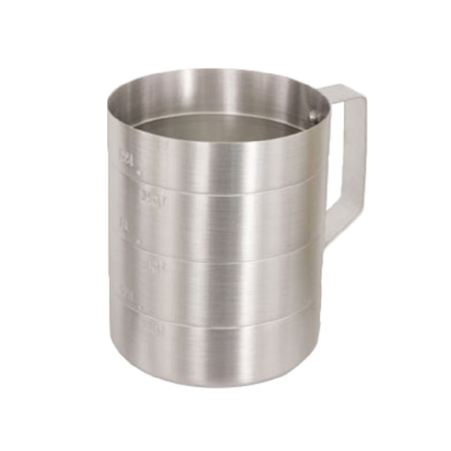 Stanton Trading DM-2 Dry Measuring Cup Aluminum 2 Quarts