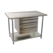 Advance Tabco ADT-3-2020 Drawer Assembly (3) Tier 20"W X 20"D X 5" Deep Removable Stainless Steel Drawer Inserts