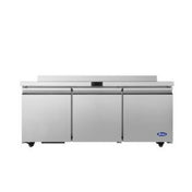 Atosa USA, Inc. AWR72SD - Worktop Refrigerator, 72-5/8"W X 30"D X 38-7/8"H, (3) Doors