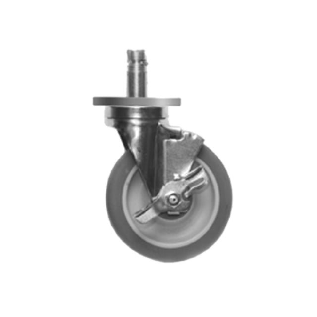 Eagle CSB5P-300 Stem Caster With Brake 5" Wheel Diameter 1-1/4" Wheel Face